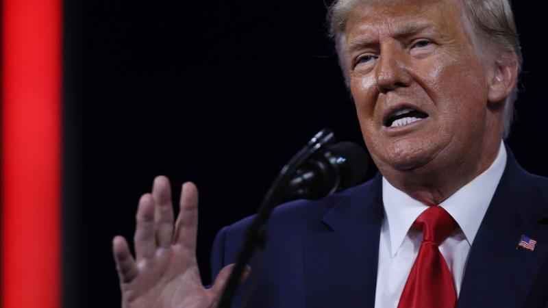 Former President Trump on Feb. 28, 2021