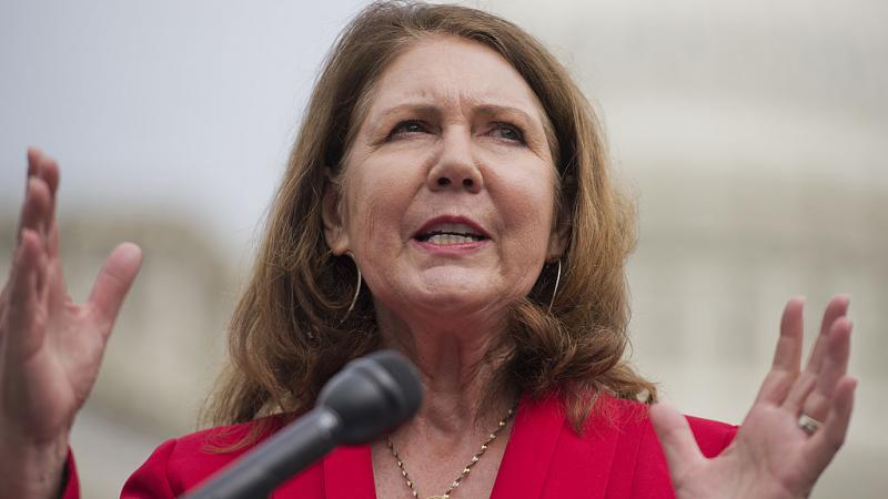 Rep. Kirkpatrick speaks on May 7.