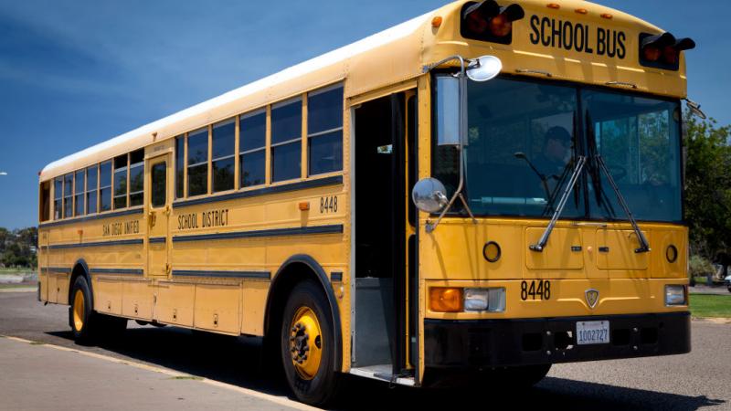 San Diego Unified School District bus