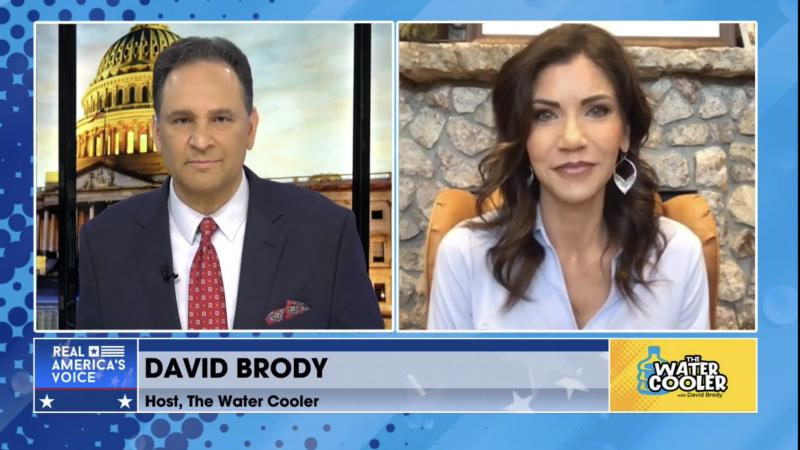 Governor Kristi Noem (R-S.D.) and David Brody