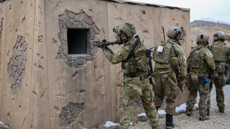 Special Forces in training