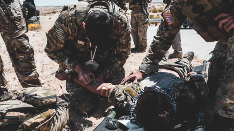 Special Forces in training