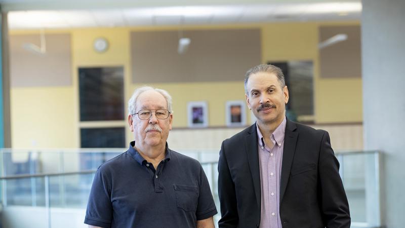 Chicago State University professors Robert Bionaz and Phillip Beverly