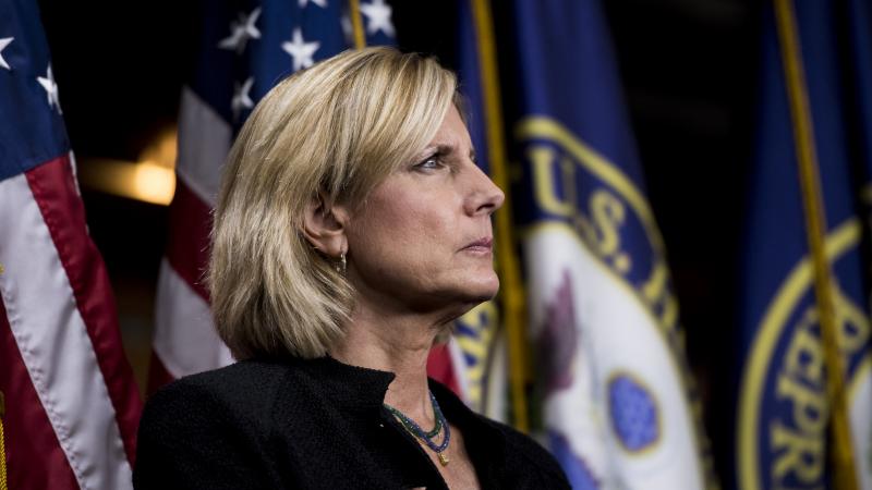 Rep. Claudia Tenney, R-N.Y, participates in the press conference calling on President Trump to declassify the Carter Page FISA applications on Thursday, Sept. 6, 2018.