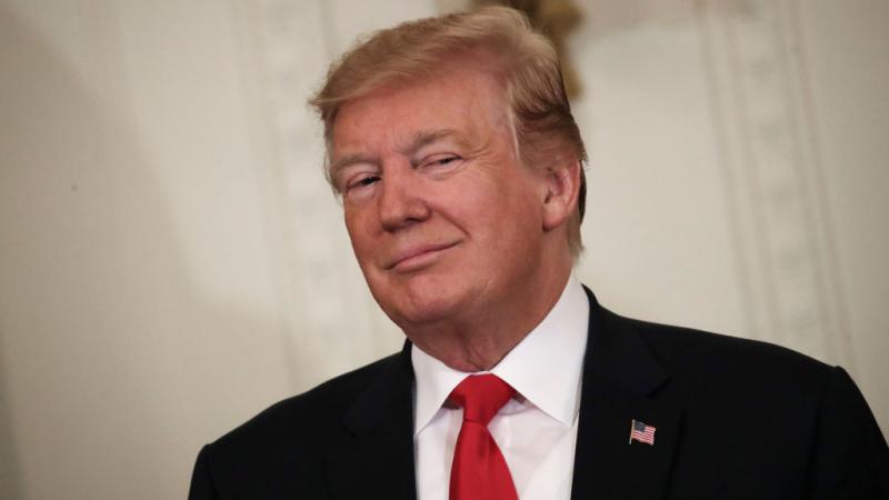 Then-President Trump in April 2019