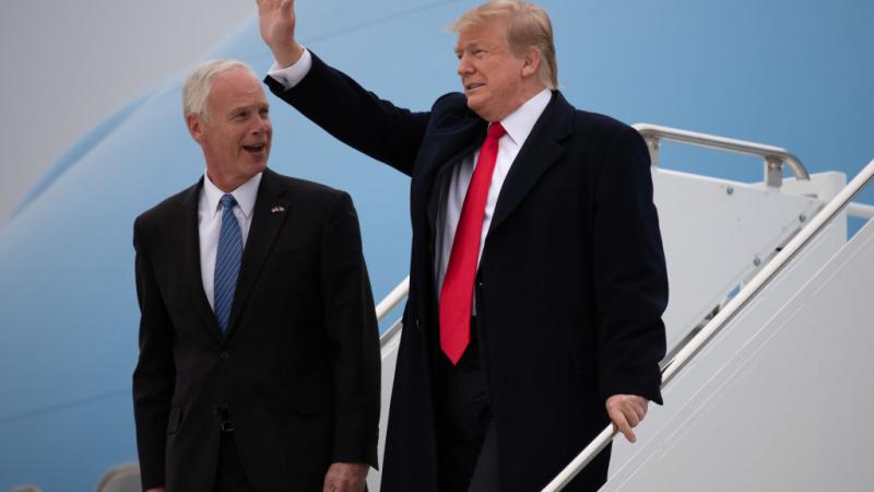 Former President Trump and Sen. Ron Johnson
