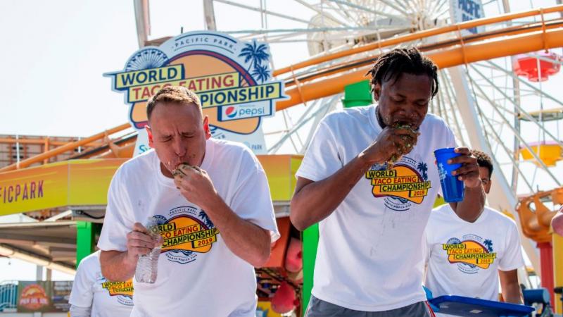 Taco eating contest
