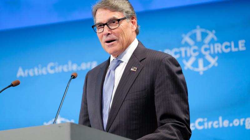 United States Secretary of Energy and former Governor of Texas Rick Perry attends the Arctic Circle Assembly at Harpa Concert Hall on October 10, 2019 in Reykjavik, Iceland.