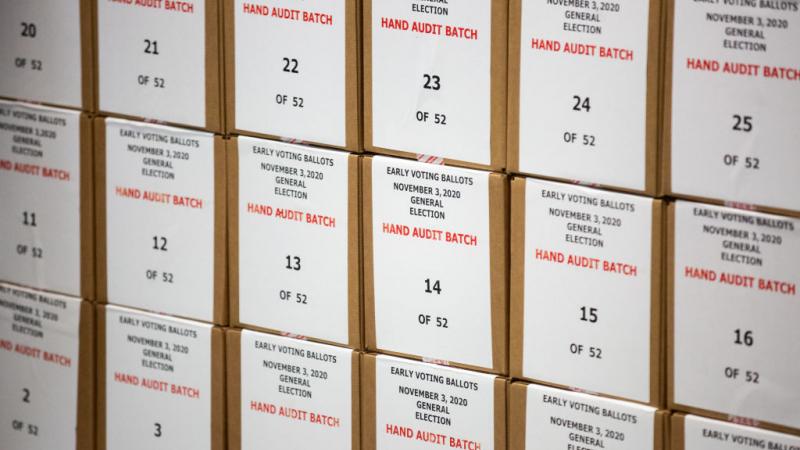 Ballots in Maricopa County, AZ, Oct. 2020