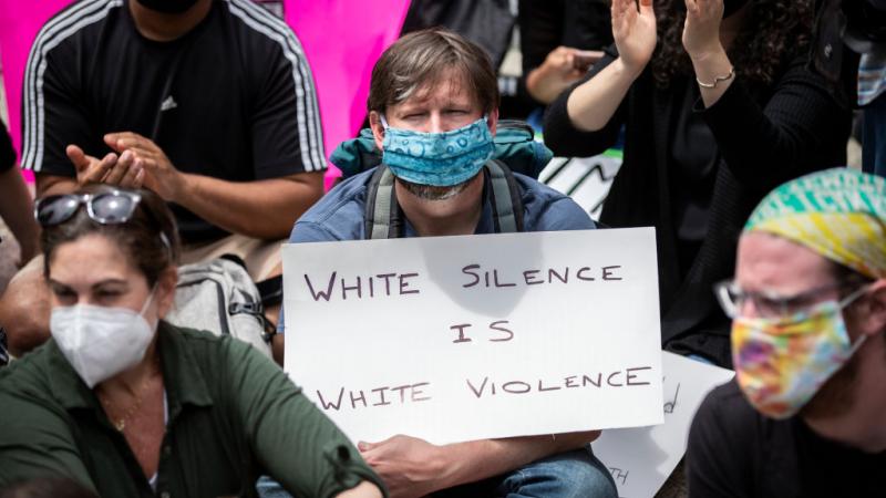 White people protest for Black Lives Matter
