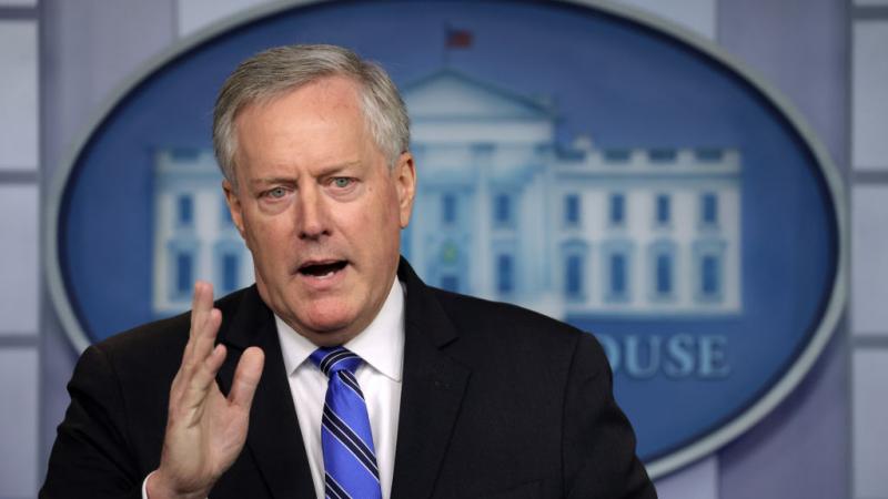 Then-White House Chief of Staff Mark Meadows in July 2020