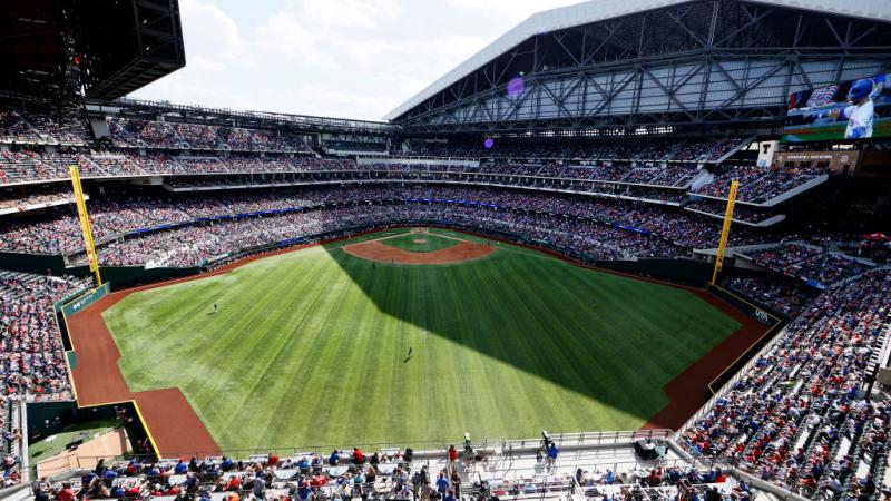 Globe Life Field on April 5, 2021