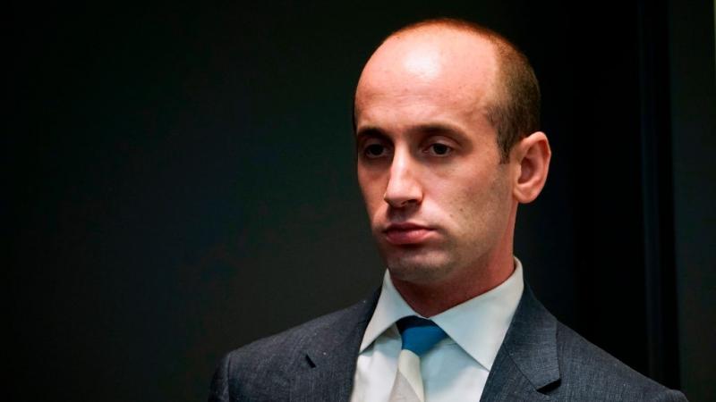 Stephen Miller at an event at the White House in 2018