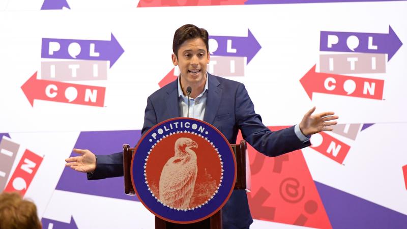 Michael Knowles speaks onstage during day 2 of Politicon 2019 at Music City Center on October 27, 2019 in Nashville, Tennessee.