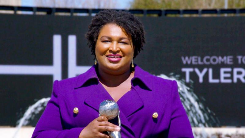 Screengrab of Stacey Abrams