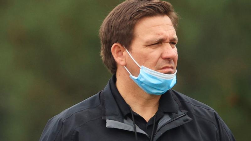 Ron DeSantis at Augusta National Golf Club.