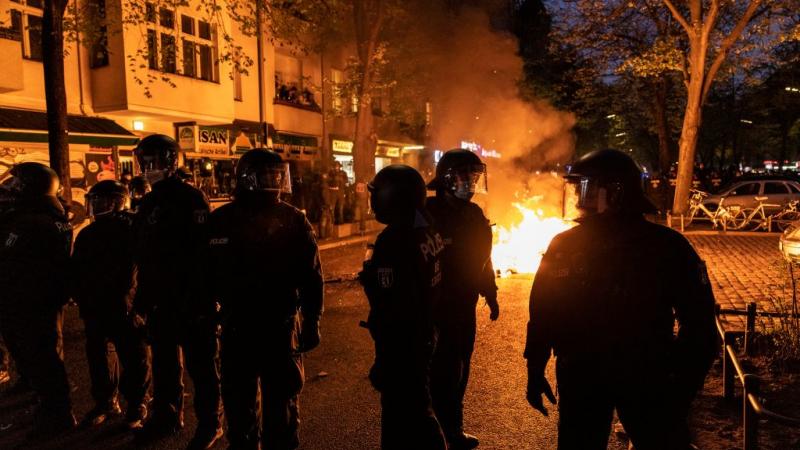 May Day Riots Berlin, Germany, May 1, 2021.