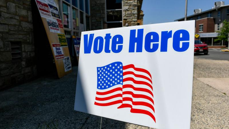 Sign in Pennsylvania on May 18, 2021