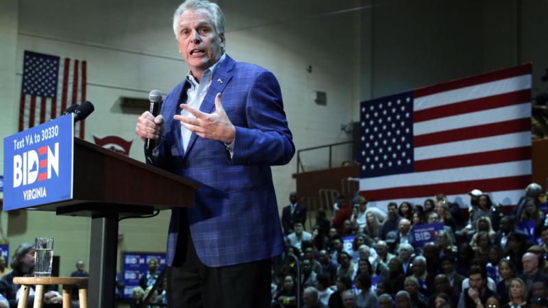 Terry McAuliffe in March 2020