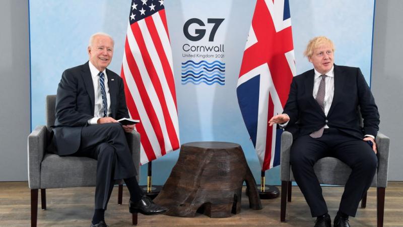 Prime Minister Boris Johnson and Biden meet for first time