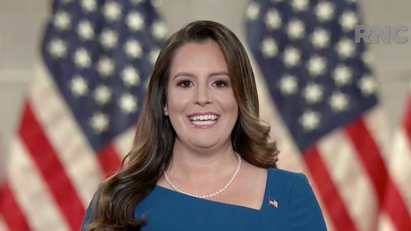 Rep. Elise Stefanik in screenshot of RNC's livestream of 2020 Republican National Convention