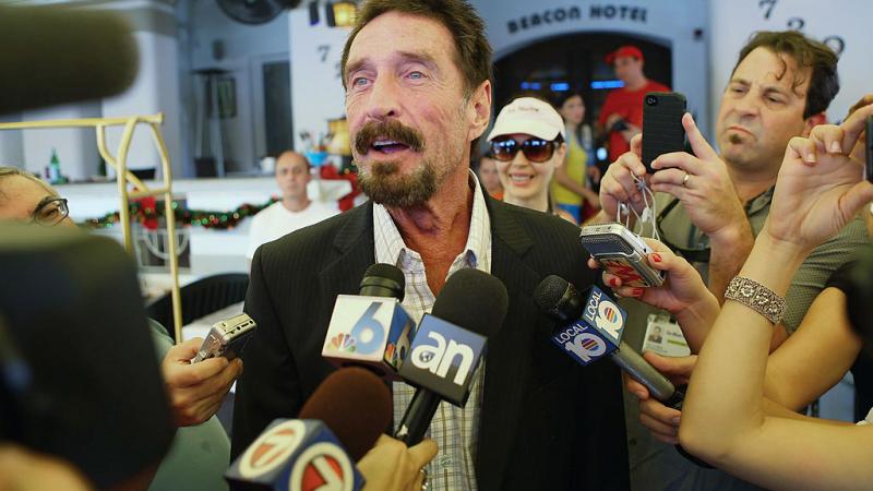 John McAfee in 2012