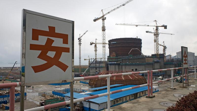 Chinese Nuclear power plant in Daya Bay Guangdong Province, China.