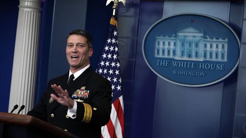 Physician to President Donald Trump Dr. Ronny Jackson in January 2018