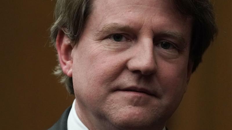 White House Counsel Don McGahn in 2018