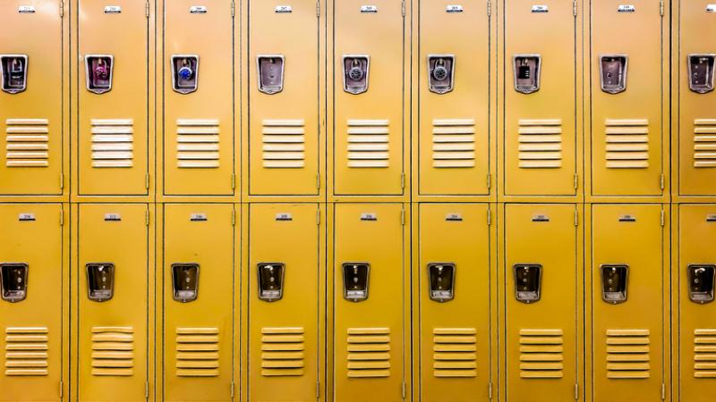 School lockers.