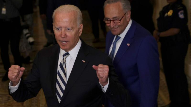 President Joe Biden and Sen. Chuck Schumer.