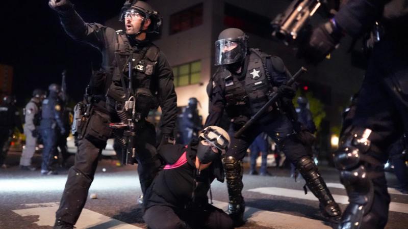 Clashes between protesters and police, Portland, Ore., August 2020