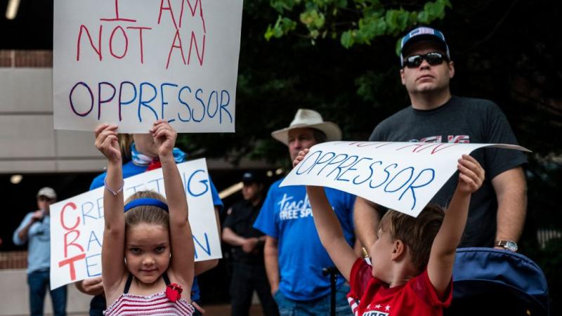 Anti-CRT protests in Loudoun County, Va., June 2021