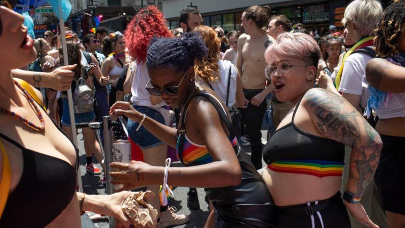 Gay pride celebrations in New York City