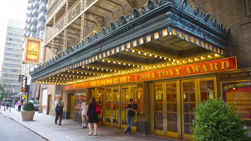 A Broadway theater