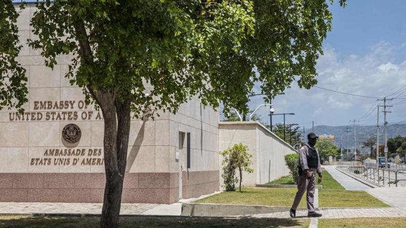 US embassy in Haiti.