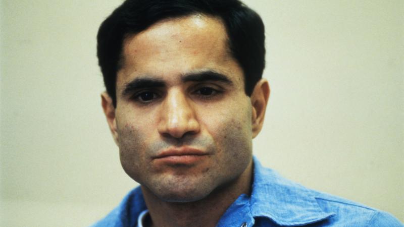 Sirhan Sirhan, convicted killer of Senator Robert Kennedy, pleads his case before the parole board 6/15. Last year the board rescinded a Sept. 1, 1984 parole date.