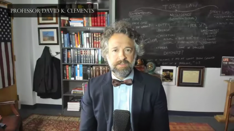 New Mexico State law professor David Clements