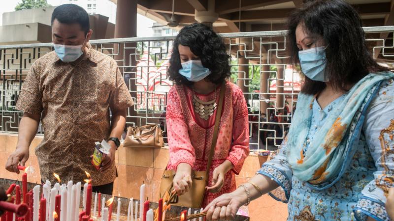 Bangladeshi Hindus celebrate Janmashtami festival