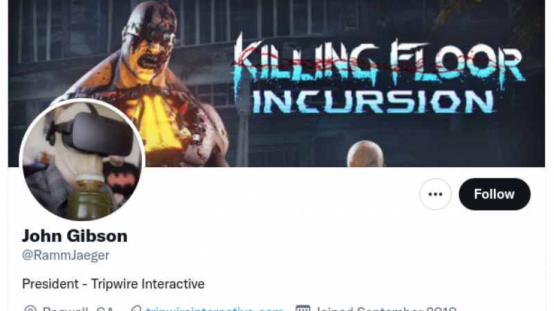 Former Tripwire Interactive CEO John Gibson