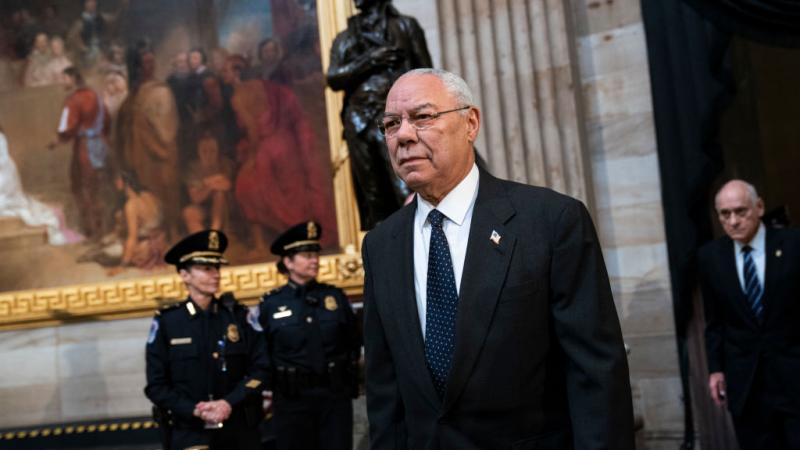 Former Chairman of the Joint Chiefs of Staff and former Secretary of State Colin Powell