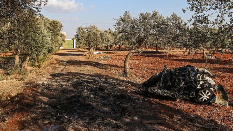 Site of an earlier U.S. airstrike in Syria, Sept. 2021