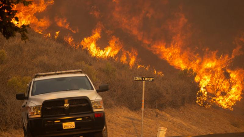 Alisal Fire in Southern California