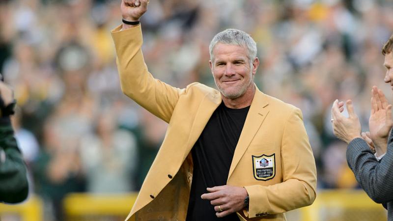 Former NFL quarterback Brett Favre