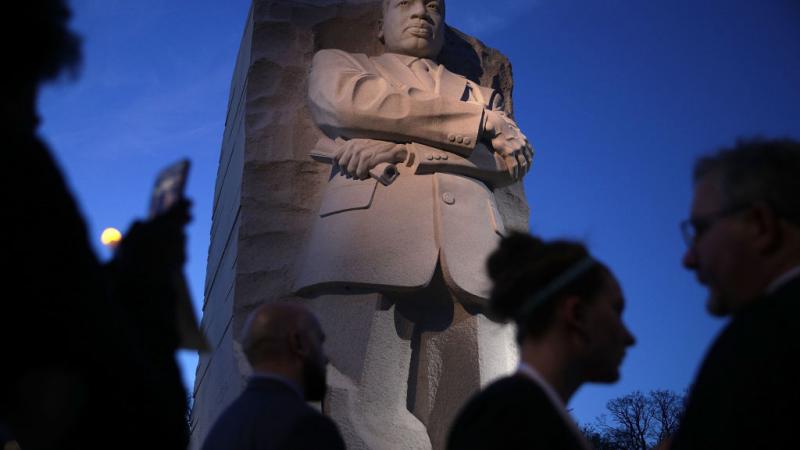 Biden and Harris speak at ceremony honoring MLK Jr. Memorial in DC