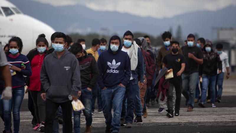 Illegal migrants, primarily Guatemalan minors, Sept. 9, 2021, Guatemala City, Guatemala.