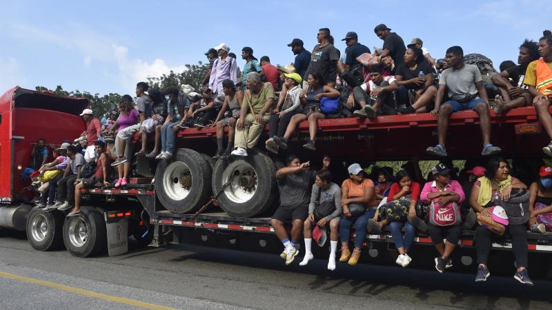 Migrant caravan, Veracruz, Mexico, Nov. 17, 2021