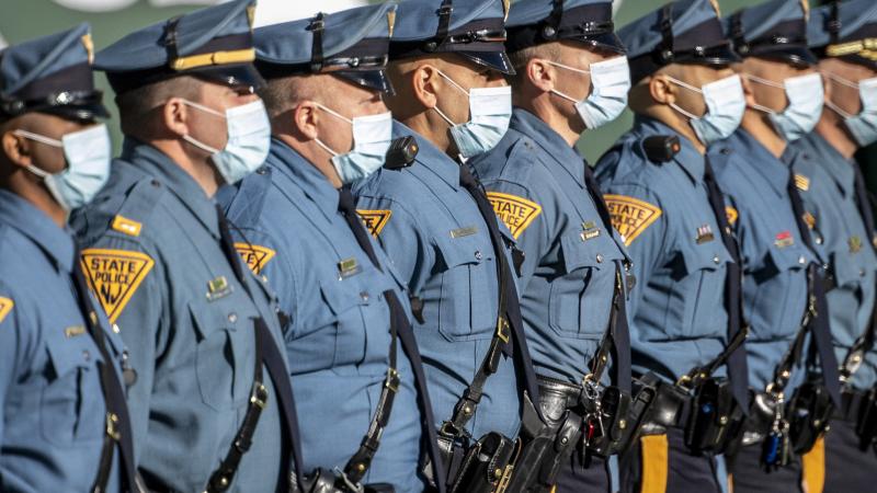 New Jersey State Troopers, East Rutherford, New Jersey, Dec. 6, 2020