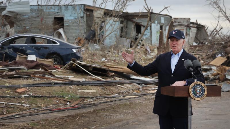 Joe Biden, Dawson Springs, Ky., Dec. 15, 2021