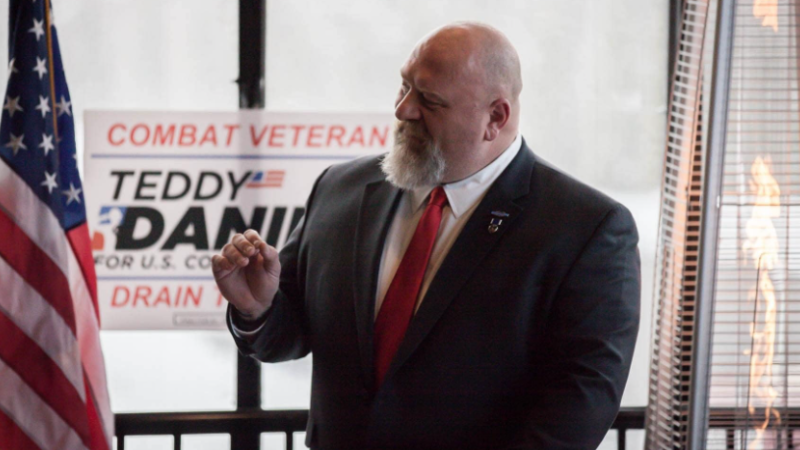 Republican congressional candidate Teddy Daniels